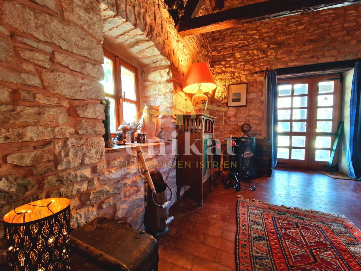 Autentica proprietà con casa in pietra e ampio terreno